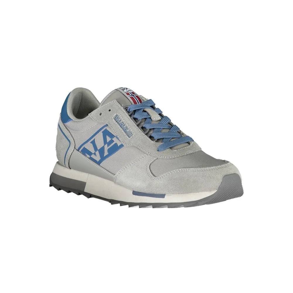 Sleek Contrast Lace-Up Sports Sneakers sold by Louxly product image thumbnail 2