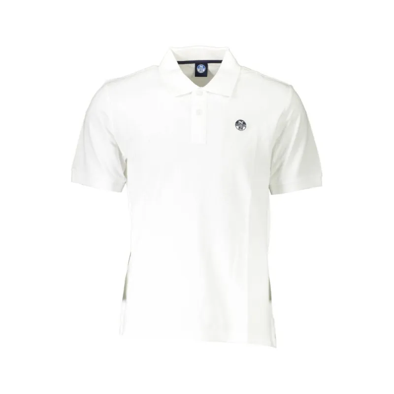 White Cotton Men Polo Shirt sold by Louxly