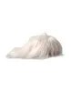 Off White Faux Fur Baseball Hat Men sold by Louxly