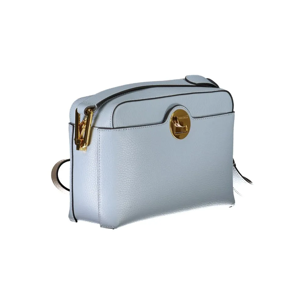 Light Blue Leather Handbag sold by Louxly product image thumbnail 3
