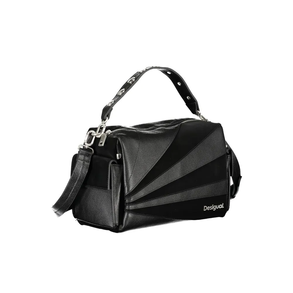 Black Polyethylene Handbag sold by Louxly product image thumbnail 3