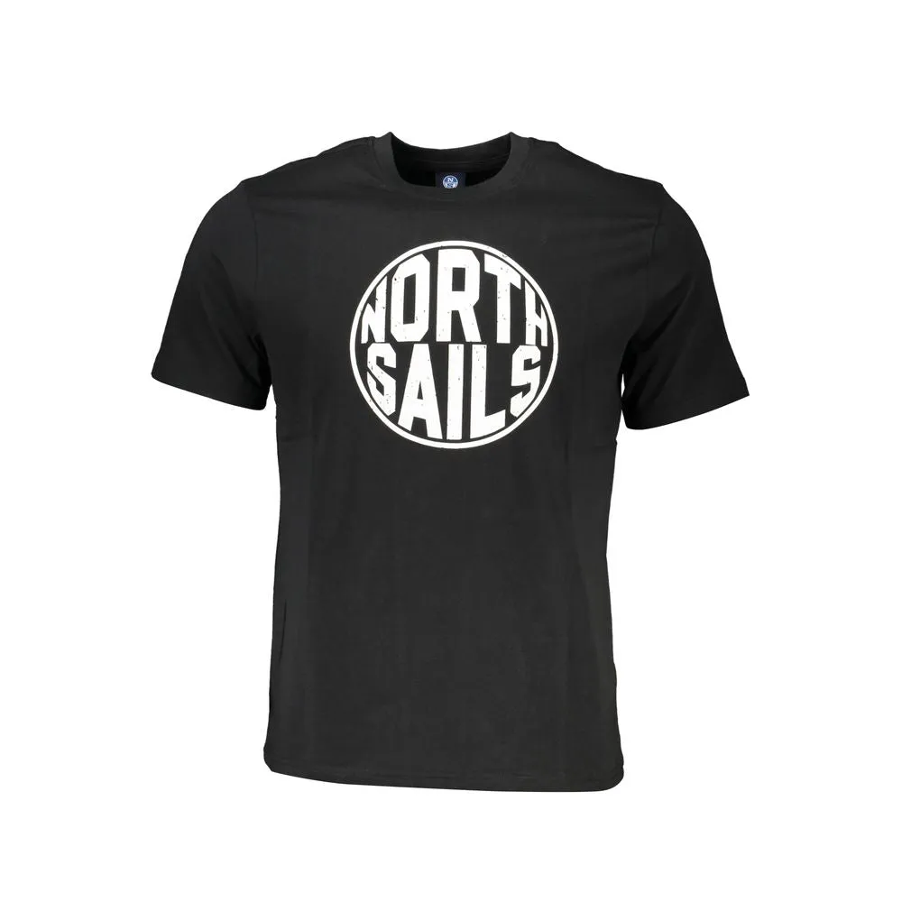 Black Cotton T-Shirt sold by Louxly