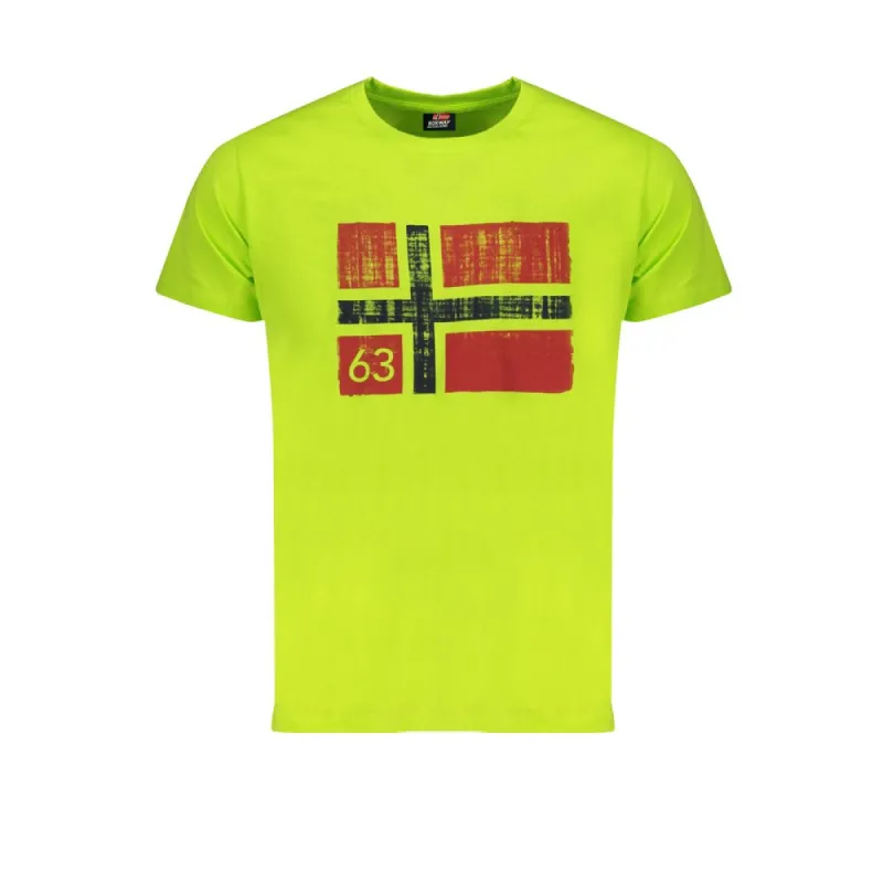 Green Cotton T-Shirt sold by Louxly