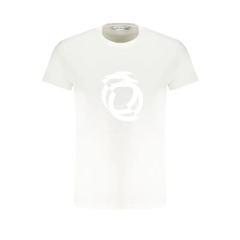 White Cotton T-Shirt sold by Louxly