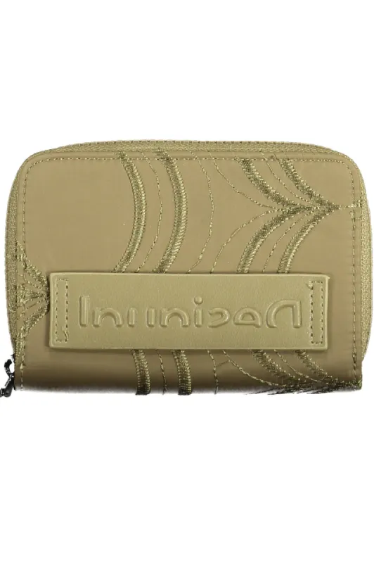 Green Polyester Women Wallet sold by Louxly
