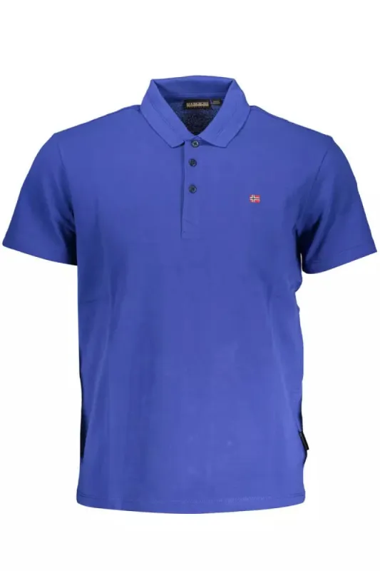Elegant Short-Sleeved Blue Polo sold by Louxly