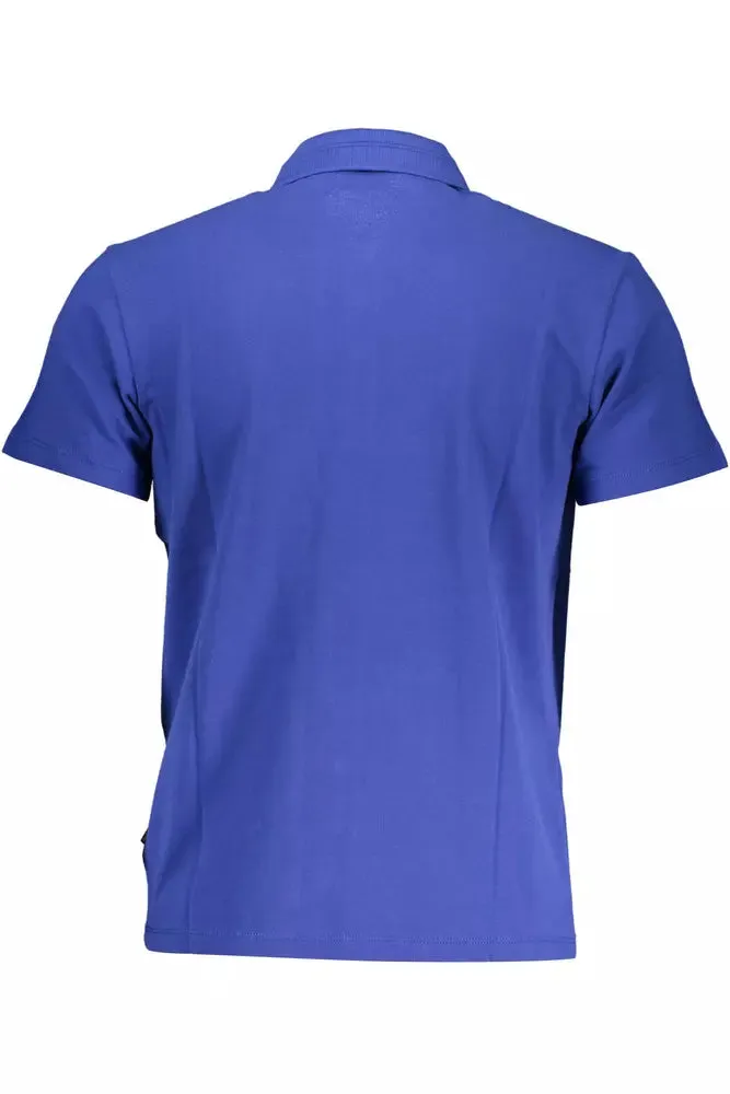 Elegant Short-Sleeved Blue Polo sold by Louxly product image thumbnail 2