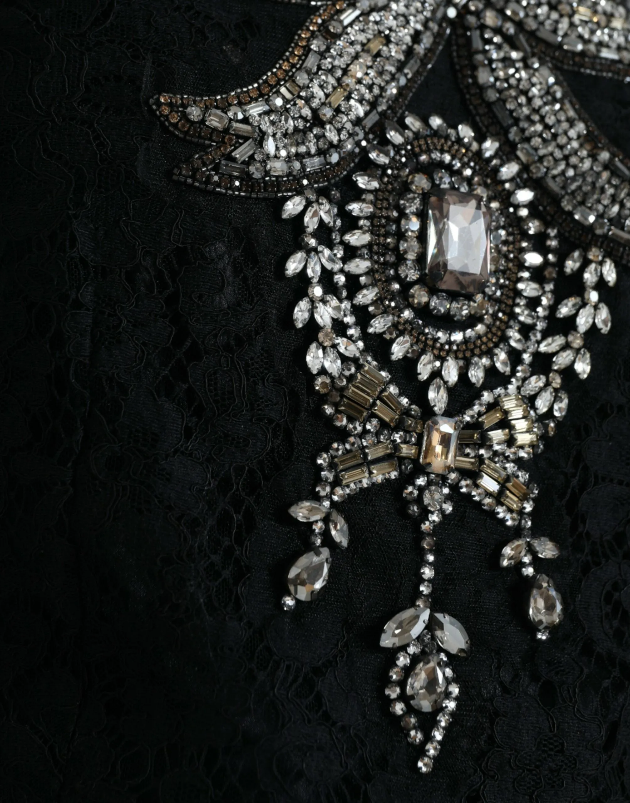 Elegant Crystal-Embellished Sheath Dress sold by Louxly product image thumbnail 5