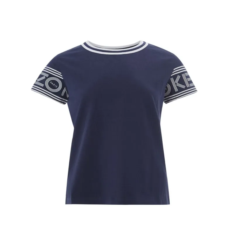 Elegant Blue Cotton Kenzo Top for Women sold by Louxly