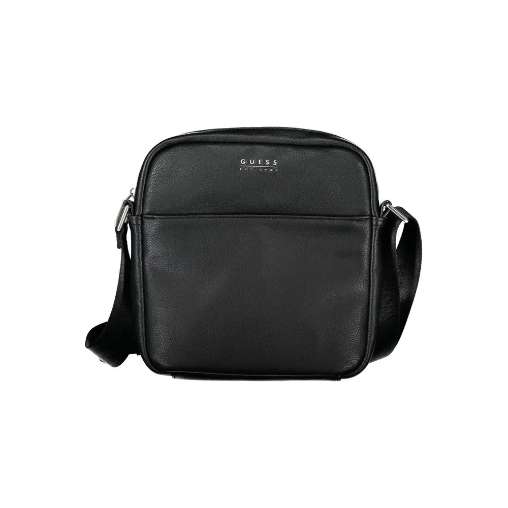 Sleek Black Polyethylene Shoulder Bag sold by Louxly