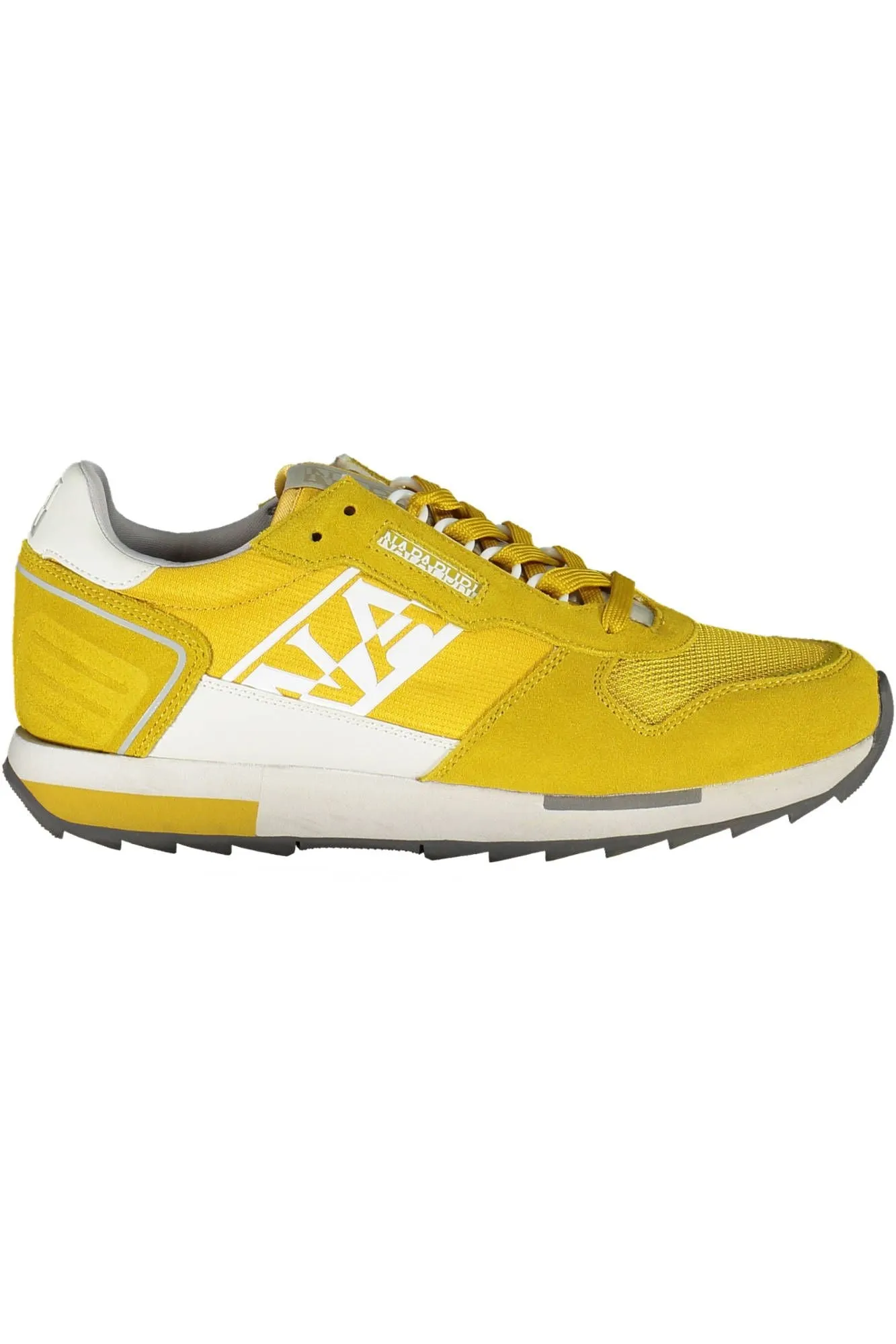 Yellow Polyester Men Sneaker sold by Louxly