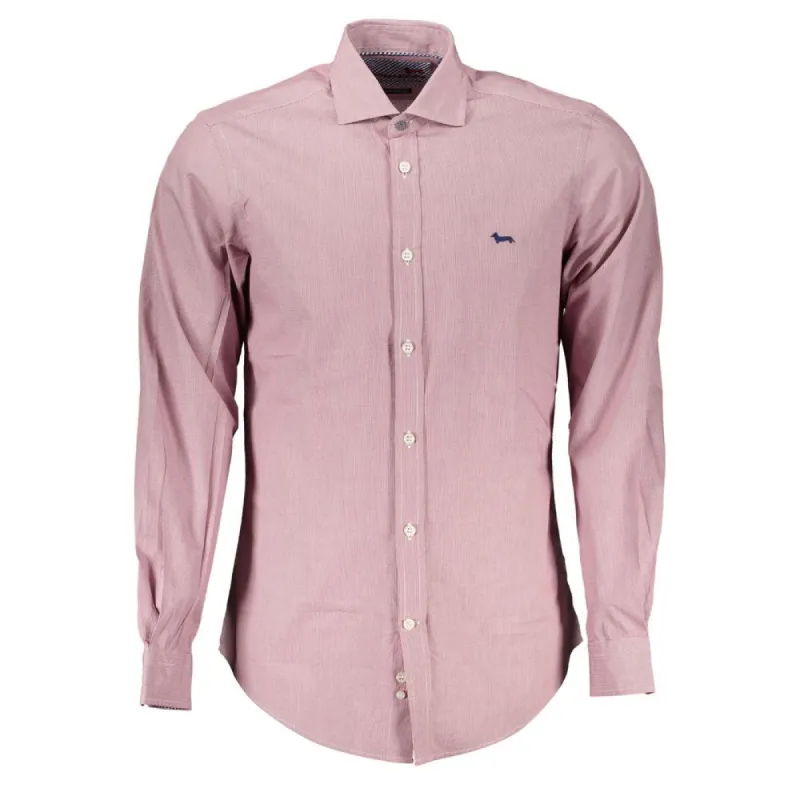 Chic Pink Narrow Fit Long Sleeve Shirt sold by Louxly