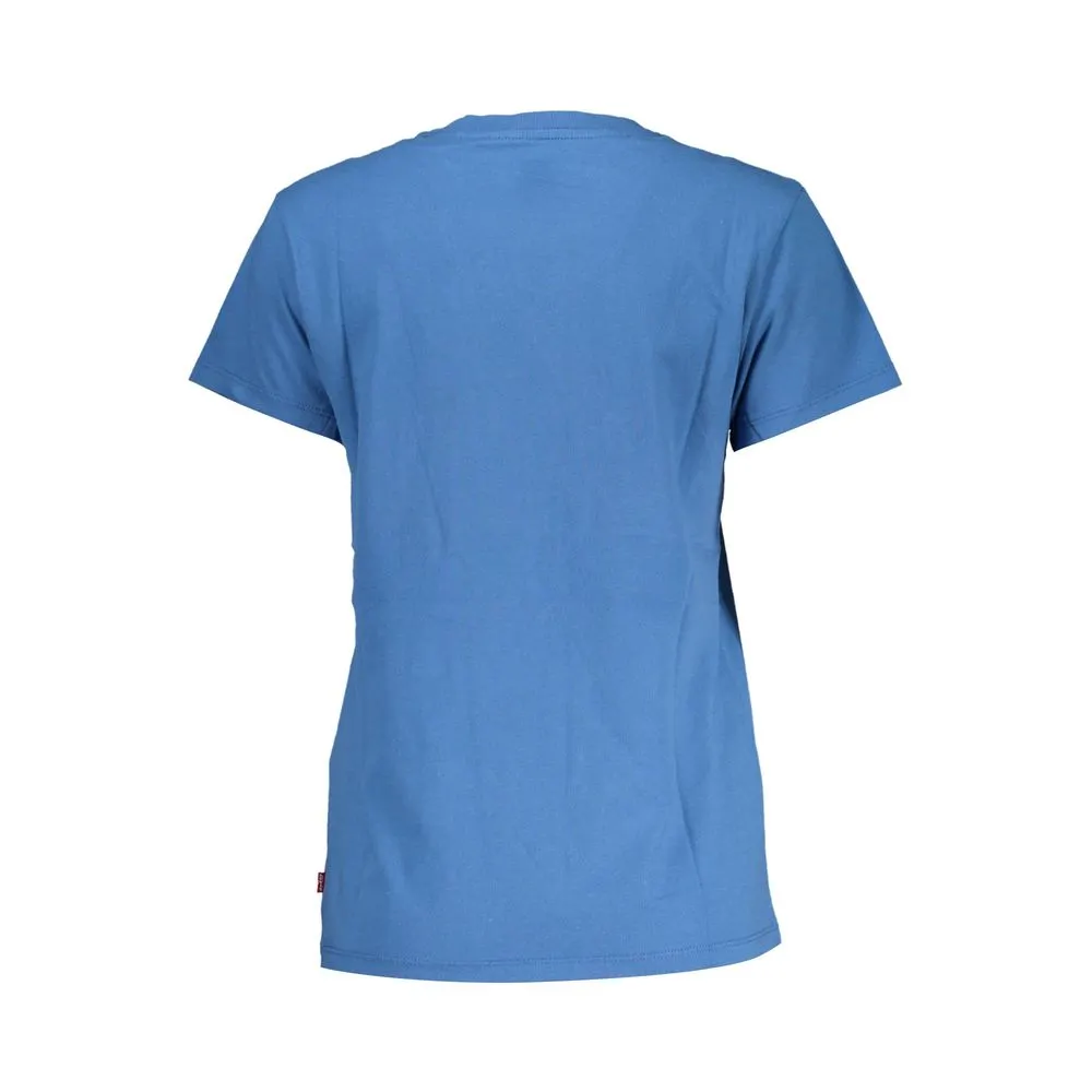 Blue Cotton Women T-Shirt sold by Louxly product image thumbnail 2