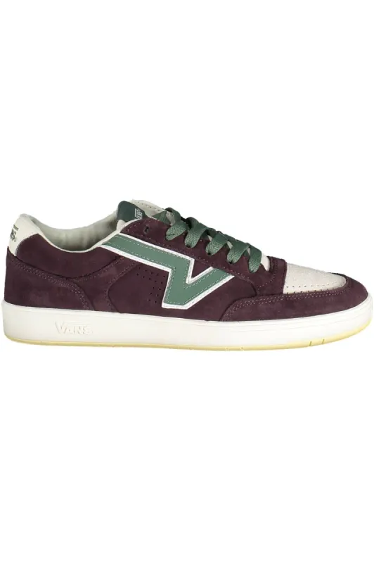 Purple Leather Men Sneaker sold by Louxly