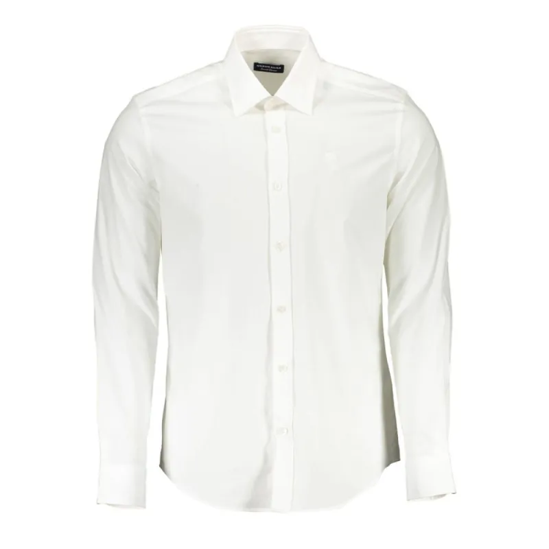 White Cotton Mens Shirt sold by Louxly