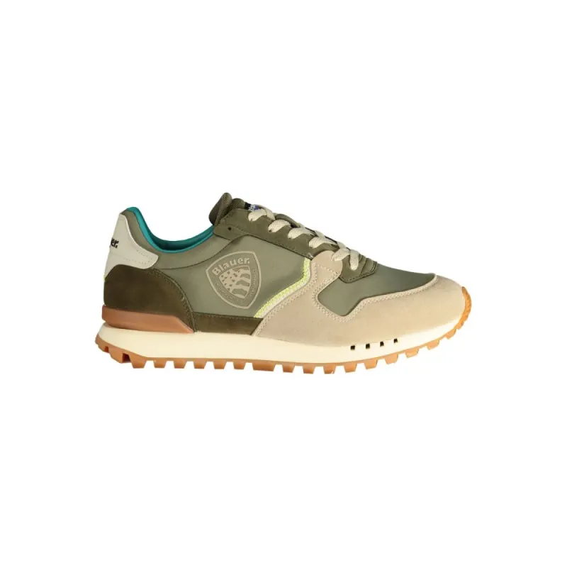 Green Polyester Sneaker sold by Louxly