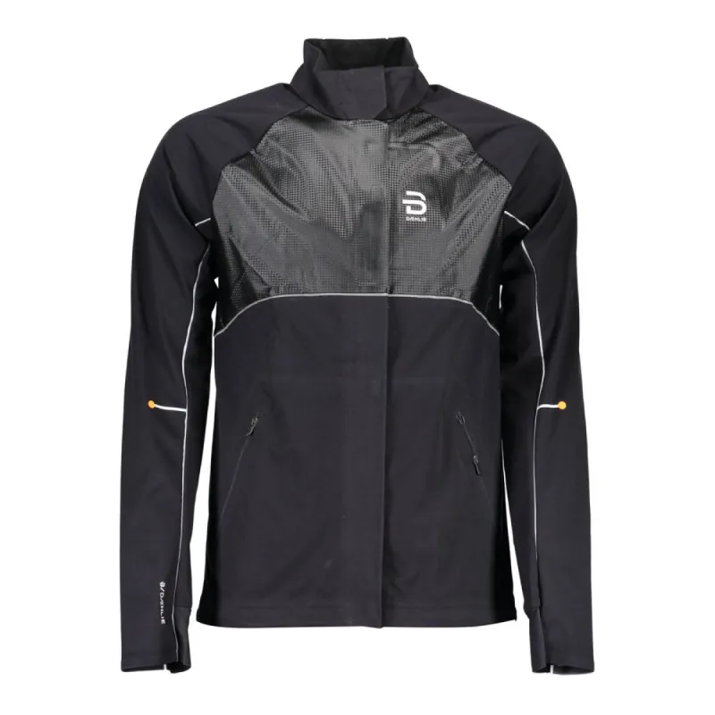 Black Polyester Jacket sold by Louxly