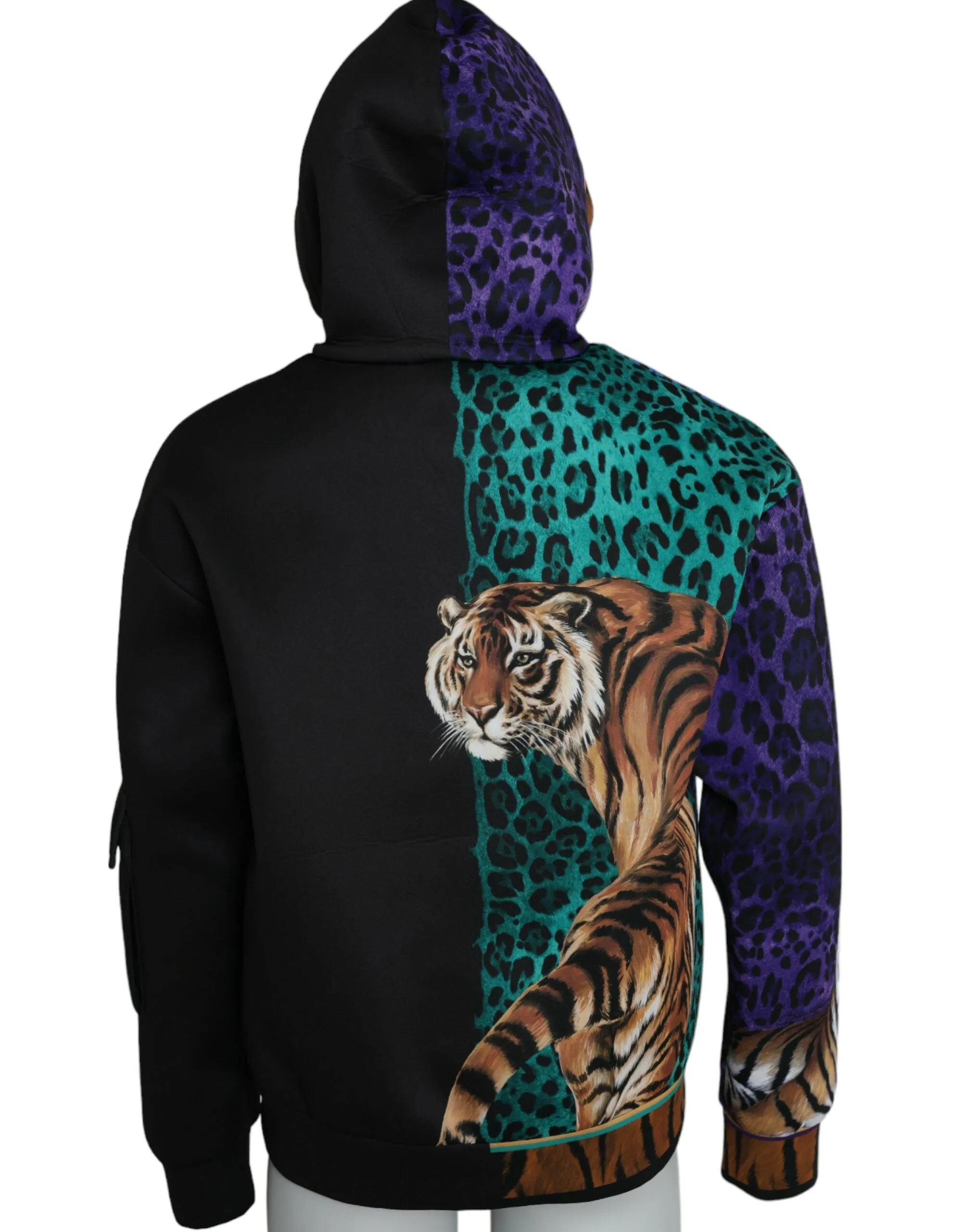 Multicolor Tiger Hooded Sweatshirt Sweater sold by Louxly product image thumbnail 2