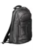 Black Leather Men Backpack sold by Louxly
