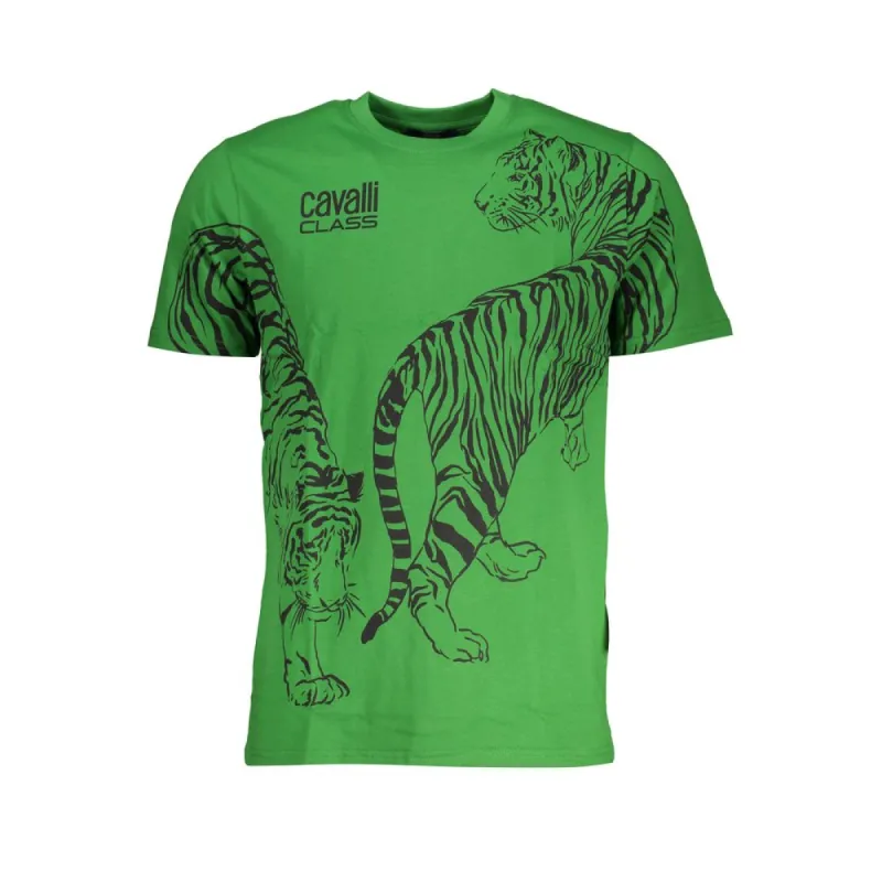 Green Cotton T-Shirt sold by Louxly