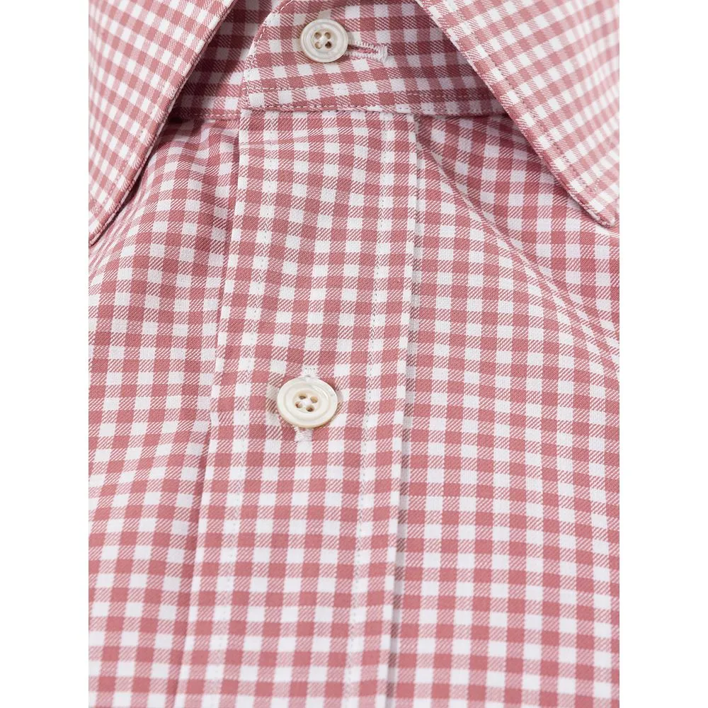 Elegant Cotton Pink Men's Shirt sold by Louxly product image thumbnail 3