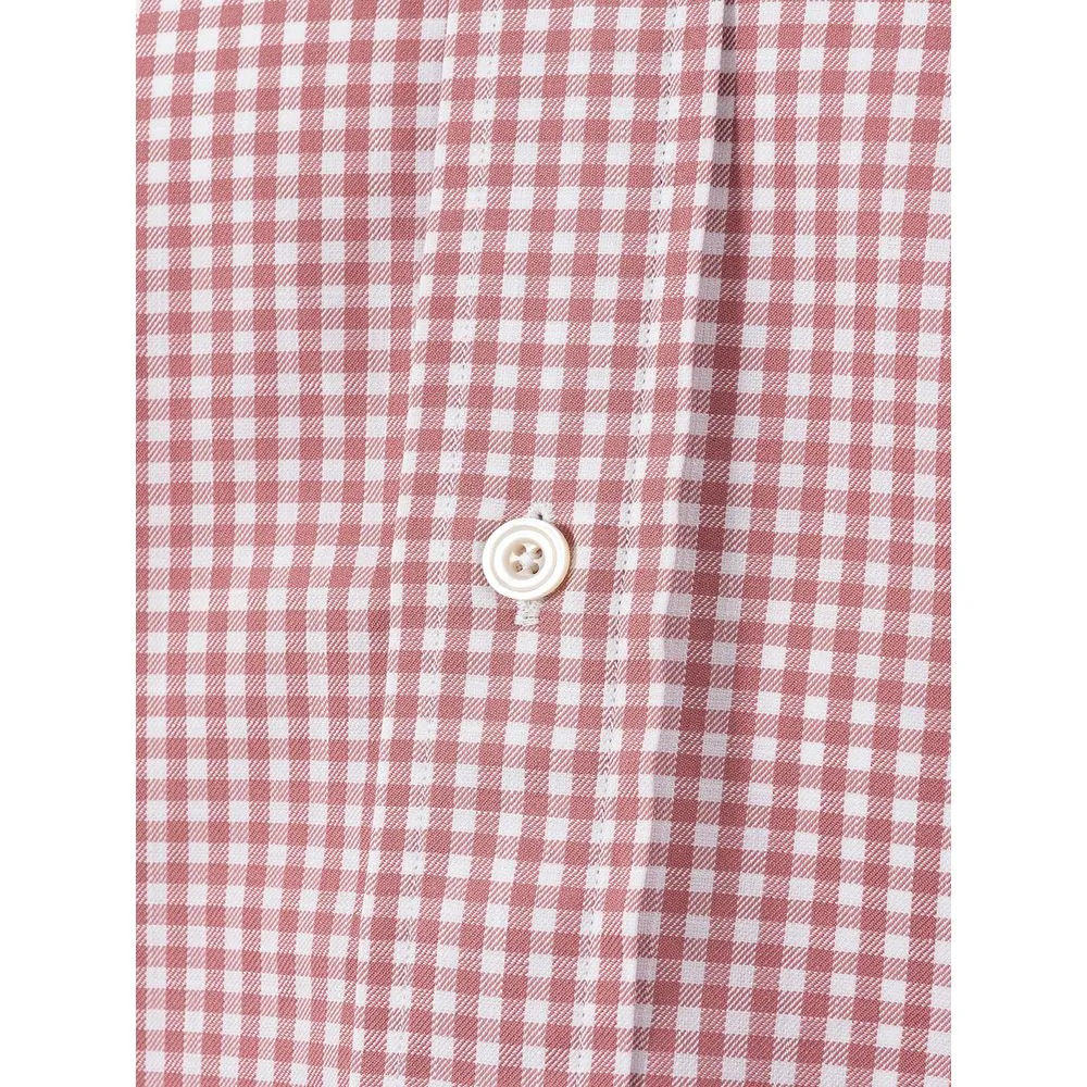 Elegant Cotton Pink Men's Shirt sold by Louxly product image thumbnail 4