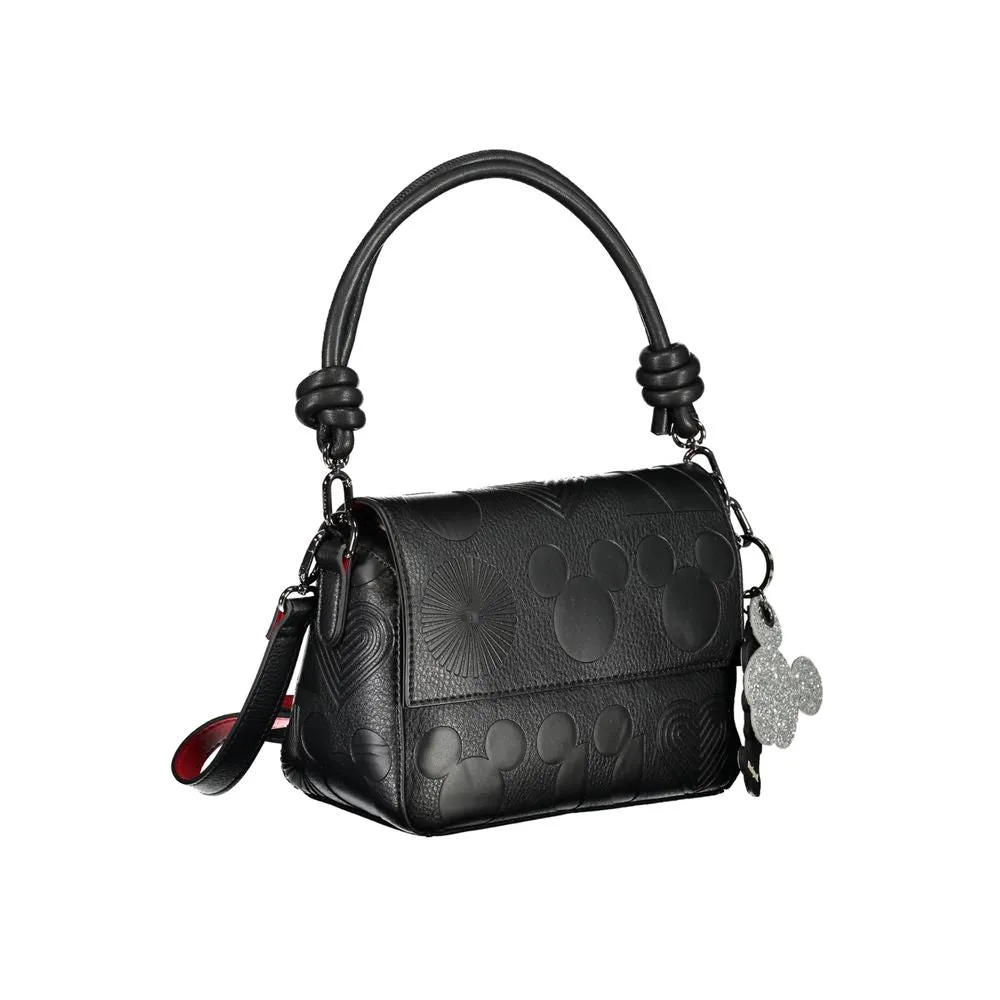 Black Polyethylene Handbag sold by Louxly product image thumbnail 3