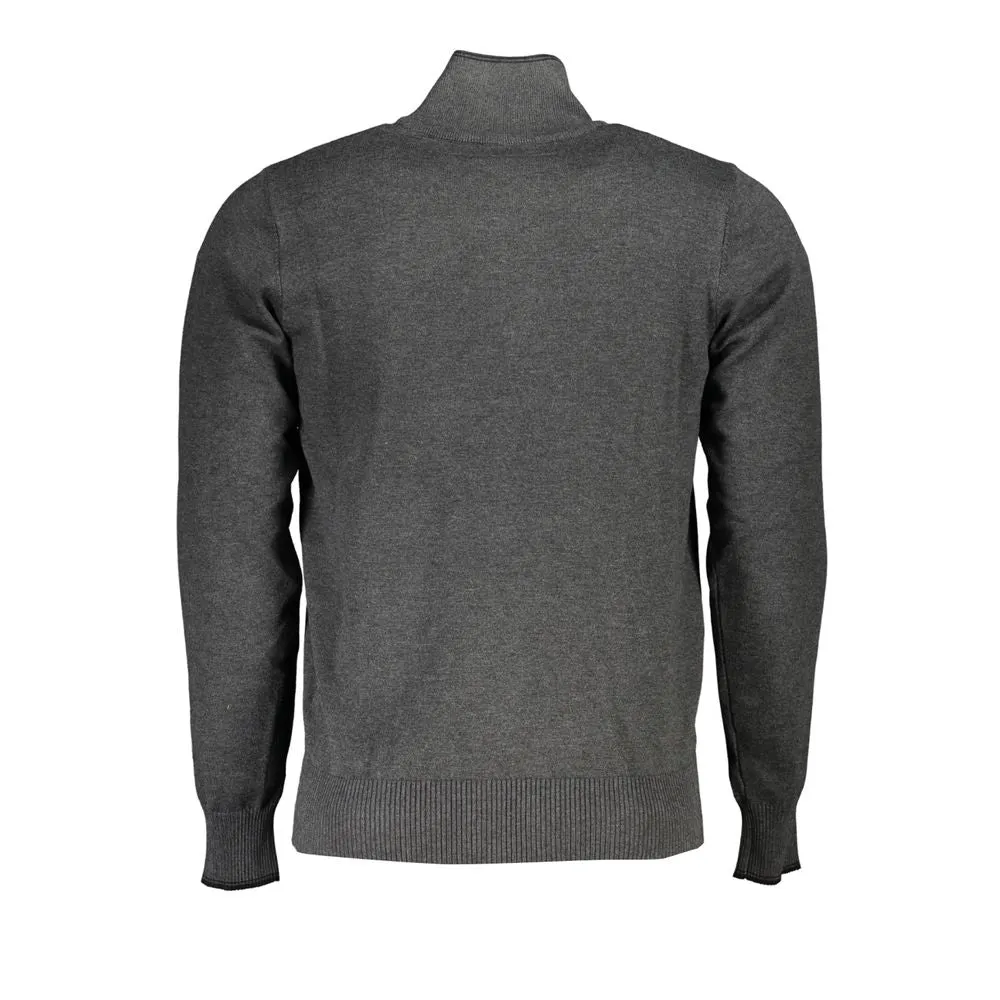 Elegant Half-Zip Sweater with Contrast Detailing sold by Louxly product image thumbnail 2