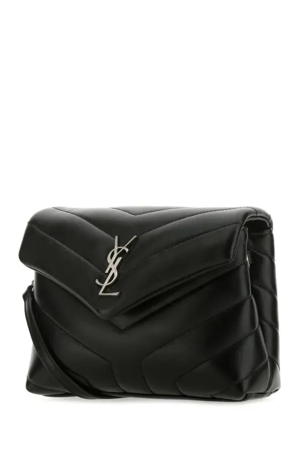 Black Leather Toy Loulou Crossbody Bag sold by Louxly product image thumbnail 2