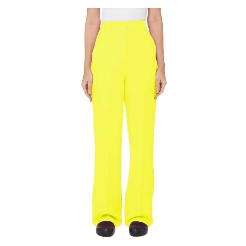 Elegant Soft Yellow Trousers sold by Louxly