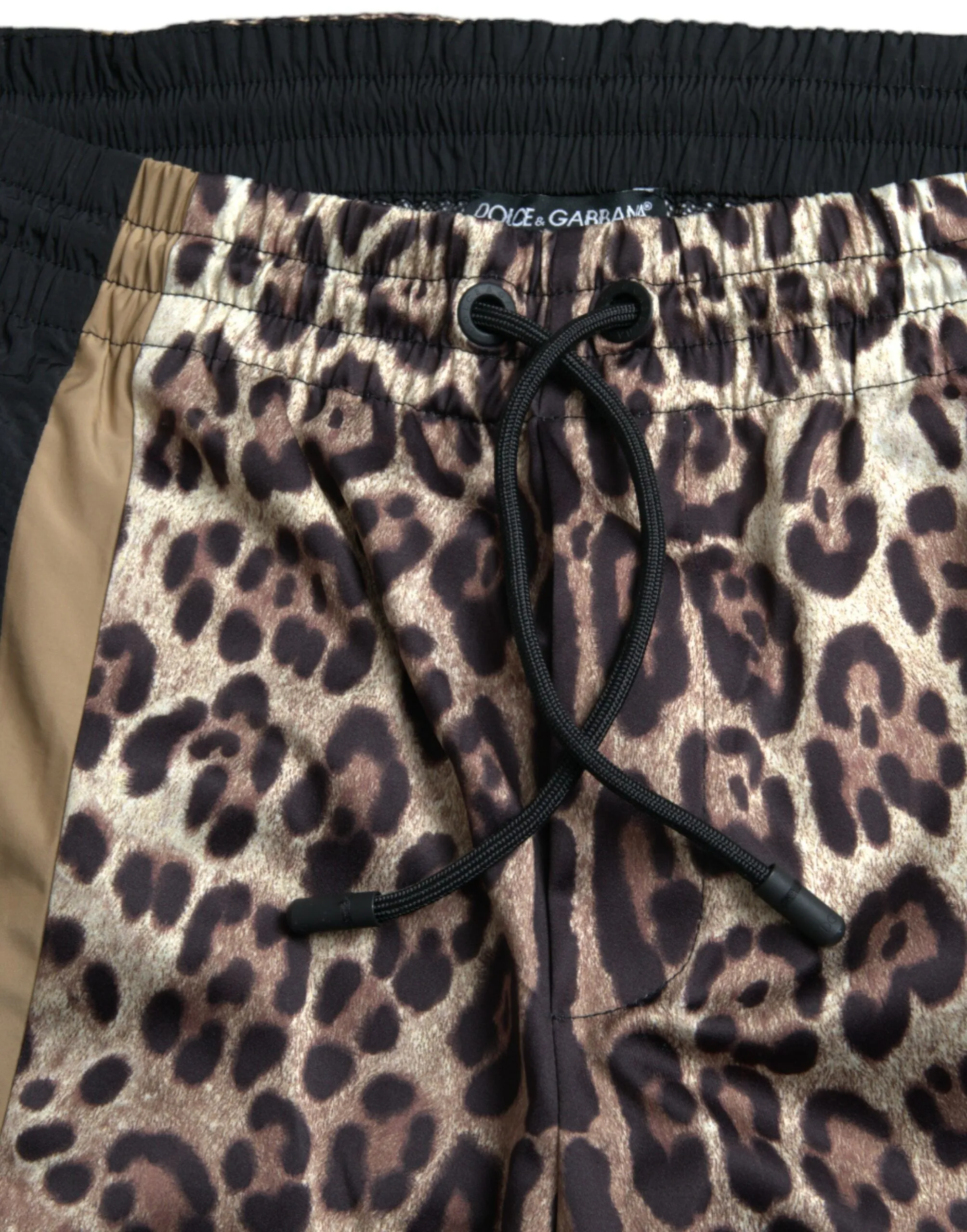 Brown Leopard Print Polyester Jogger Pants sold by Louxly product image thumbnail 5