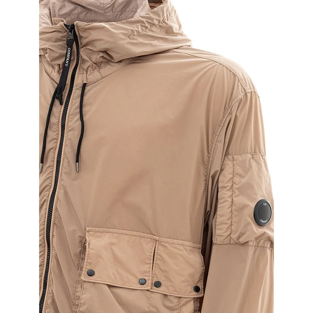 Elevated Urban Style Beige Polyamide Jacket sold by Louxly product image thumbnail 2