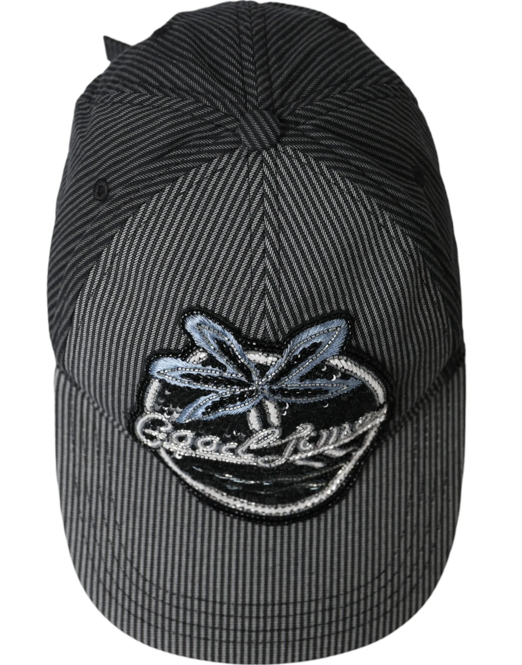 Black Cotton Embellished Baseball Hat Men sold by Louxly product image thumbnail 5