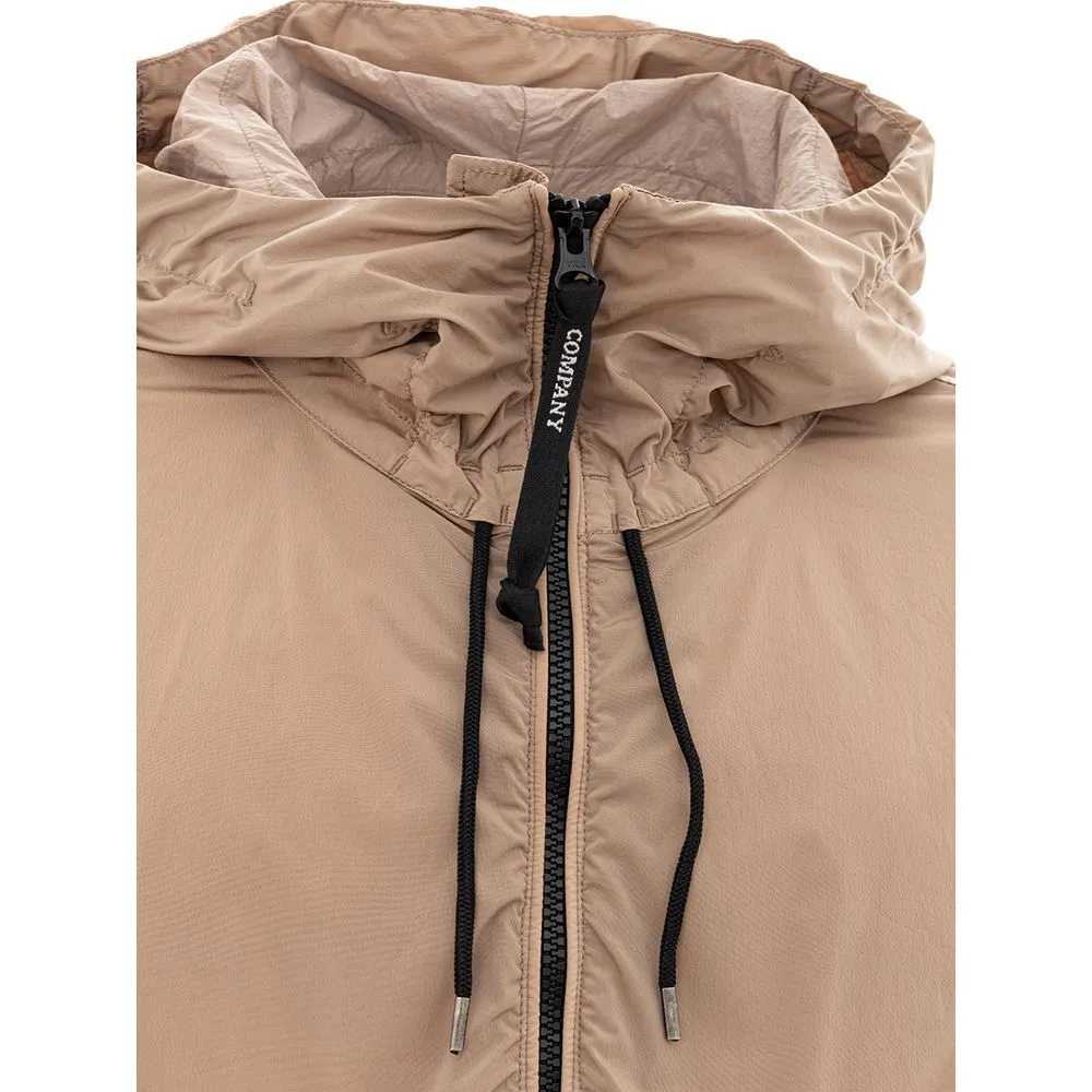 Elevated Urban Style Beige Polyamide Jacket sold by Louxly product image thumbnail 3