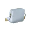 Light Blue Leather Handbag sold by Louxly