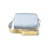 Light Blue Leather Handbag sold by Louxly
