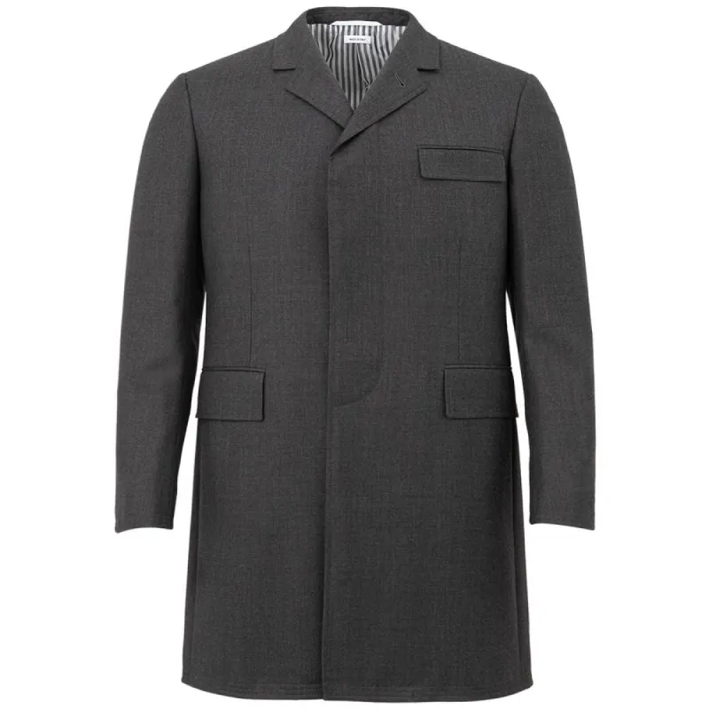 Classic Gray Wool Jacket made by Thom Browne