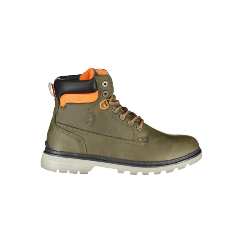 Elegant Lace-Up High Boots with Contrast Details sold by Louxly