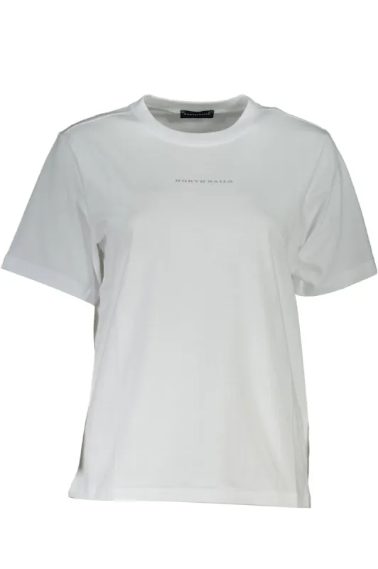 Eco-Conscious White Tee with Signature Print sold by Louxly