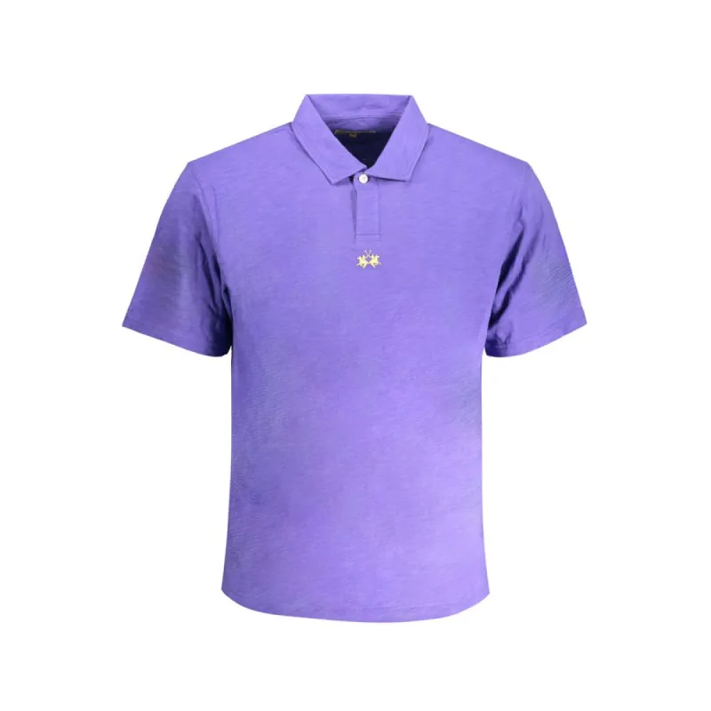 Purple Cotton Polo Shirt sold by Louxly