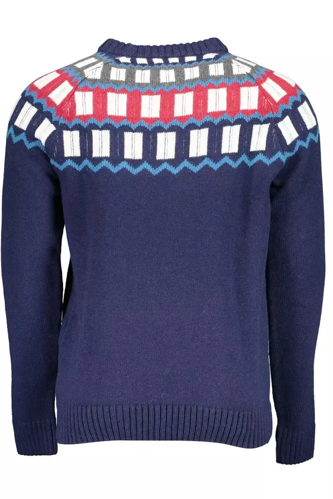 Blue Wool Men Sweater sold by Louxly product image thumbnail 2