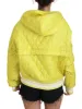 Elegant Yellow Hooded Jacket sold by Louxly
