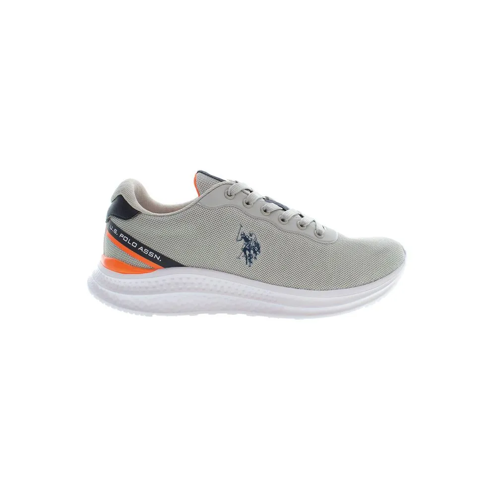 Gray Polyester Men Sneaker sold by Louxly
