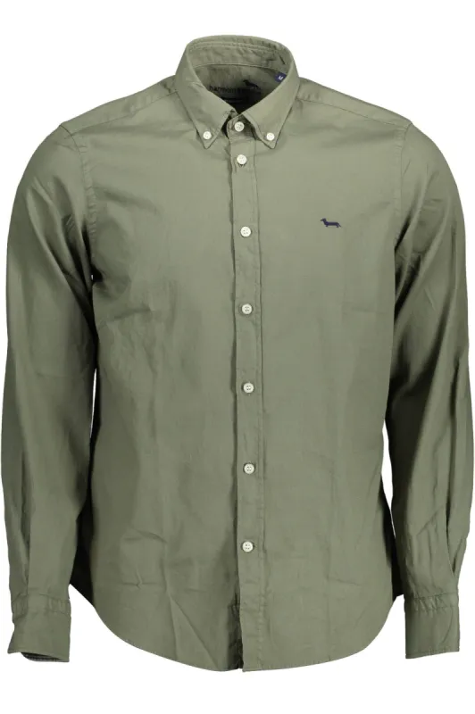 Green Cotton Men Shirt sold by Louxly