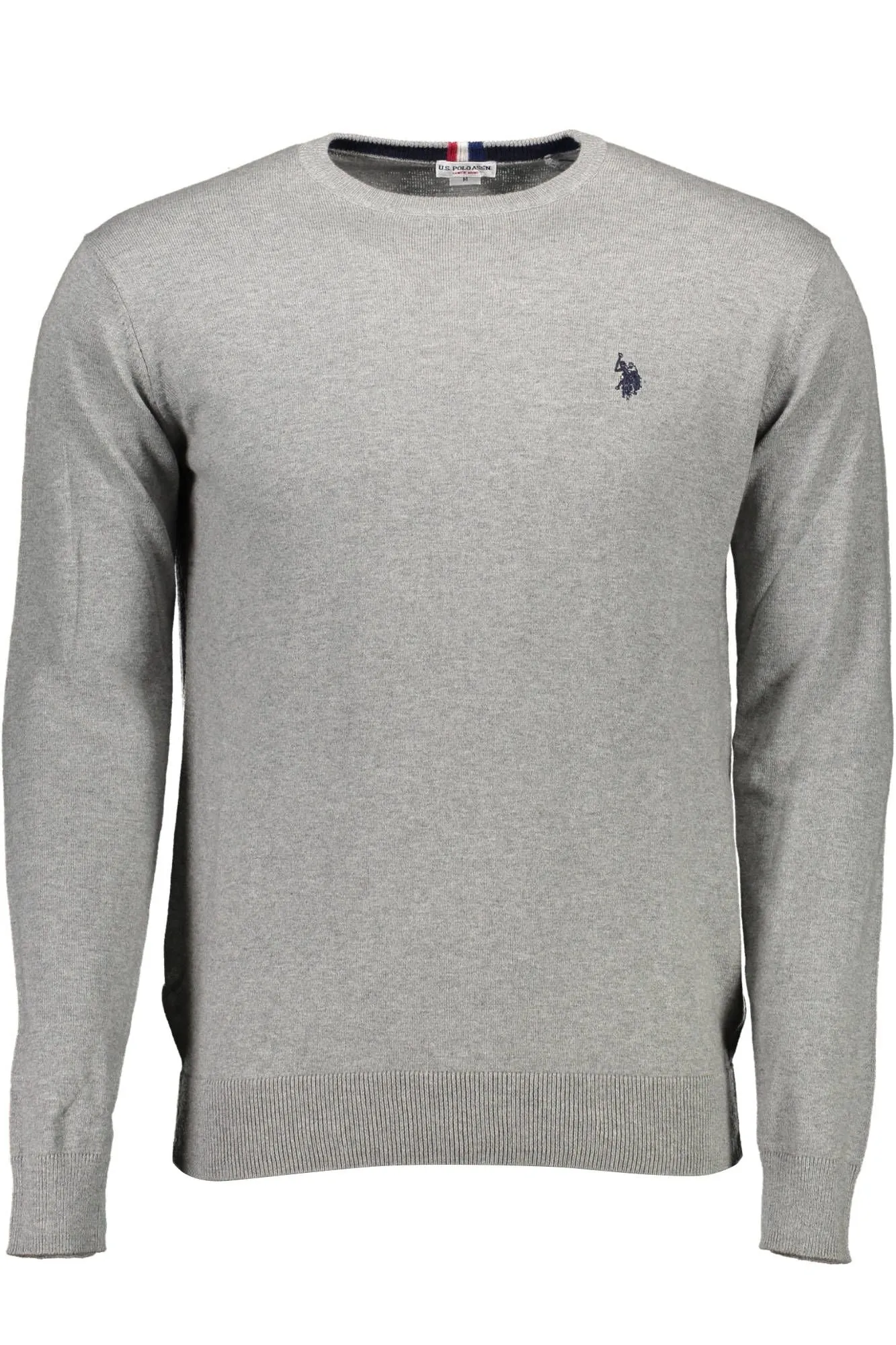 Elegant Gray Cotton-Cashmere Sweater for Men sold by Louxly