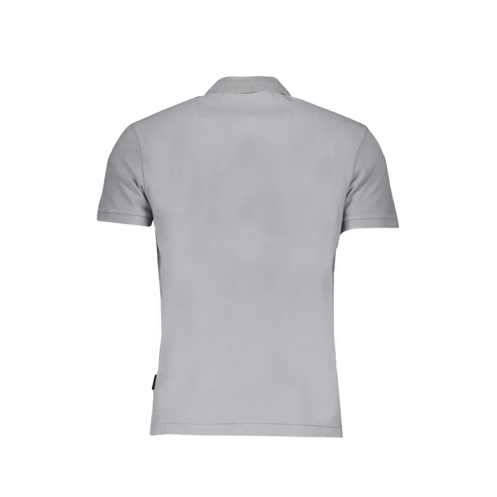 Gray Cotton Polo Shirt sold by Louxly product image thumbnail 2