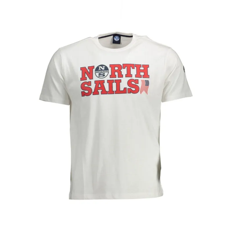 White Cotton Men T-Shirt made by North Sails