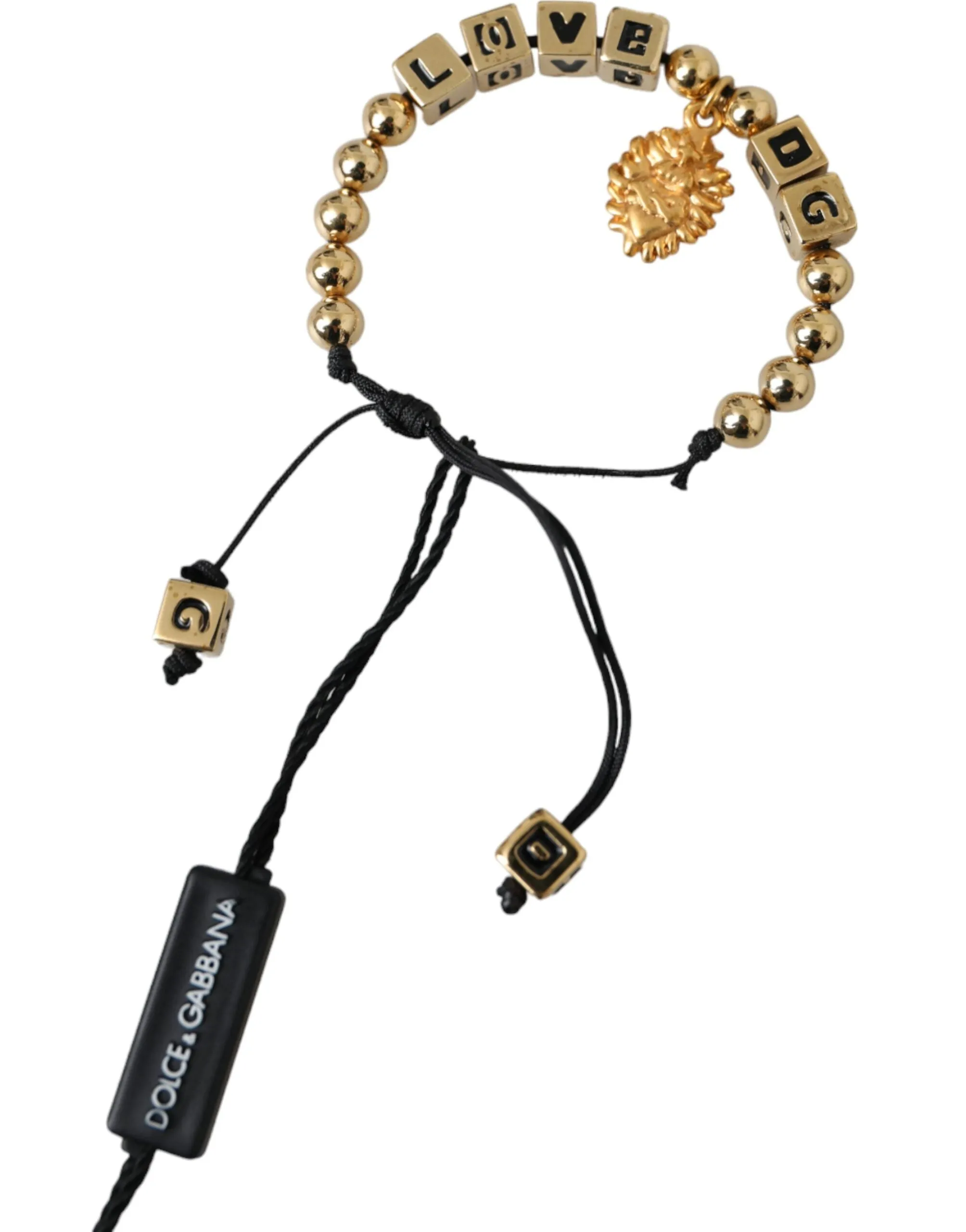 Gold Beaded LOVE DG Charm Fashion Bracelet sold by Louxly product image thumbnail 2