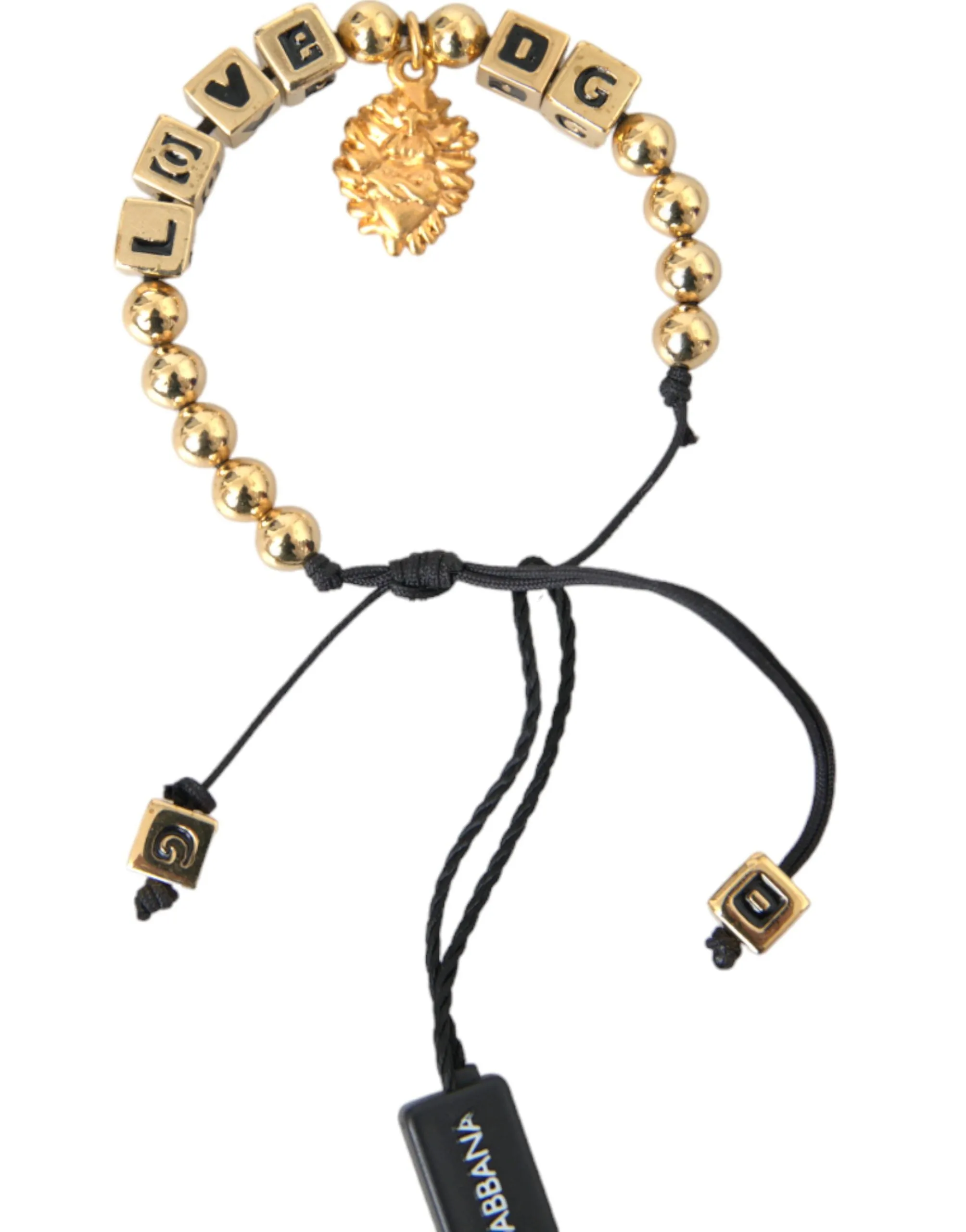 Gold Beaded LOVE DG Charm Fashion Bracelet sold by Louxly product image thumbnail 3