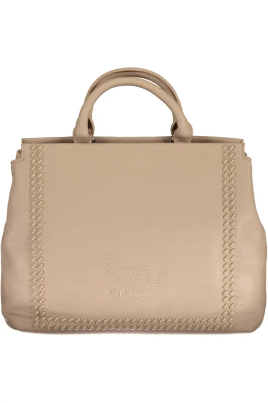 Beige Polyethylene Women Handbag sold by Louxly